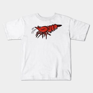 Cherry Shrimp Kids T-Shirt